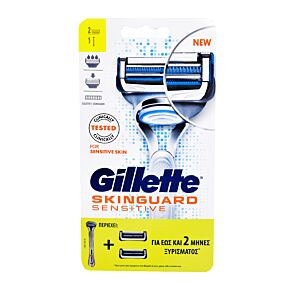 Ξυριστική μηχανή GILLETTE Skinguard με 2 ανταλλακτικά