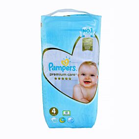 Πάνες PAMPERS premium care No.4 Jumbo (52τεμ.)