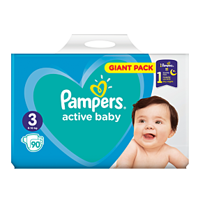 Πάνες PAMPERS Active Baby Giant No.3 (90τεμ.)