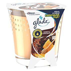 Κερί αρωματικό GLADE Honey and chocolate (1τεμ.)