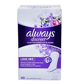 Σερβιετάκια ALWAYS discreet large (40τεμ.)