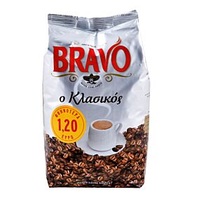 Καφές BRAVO κλασσικός ελληνικός -1,2€ (985g)