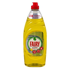 Απορρυπαντικό πιάτων FAIRY Platinum quickwash λεμόνι (654ml)