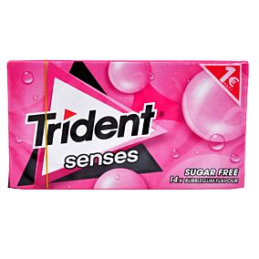 Τσίχλες TRIDENT Senses τσιχλόφουσκα -1€ (27g)