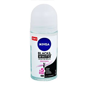 Αποσμητικό σώματος NIVEA for women black and white silky smooth roll-on (50ml)