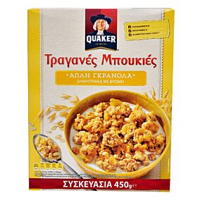 Δημητριακά QUAKER τραγανές μπουκιές βρώμης (450g)