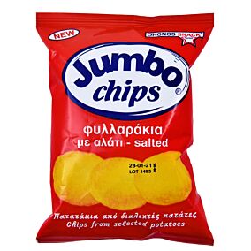 Πατατάκια JUMB0 φυλλαράκι αλάτι (25g)