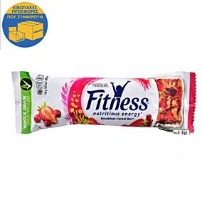 FITNESS μπάρες δημητριακών Redberries 16x23,5g