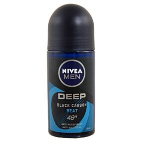 Αποσμητικό σώματος NIVEA Deep, roll on 1+1 ΔΩΡΟ (2x50ml)