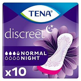 Σερβιέτες TENA Discreet normal night (10τεμ.)