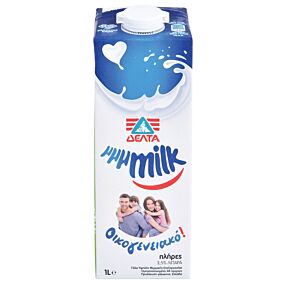 Γάλα ΔΕΛΤΑ My μμμmilk οικογενειακό πλήρες (1lt)