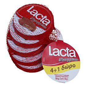 Γκοφρέτα LACTA στρογγυλή (5x30g)