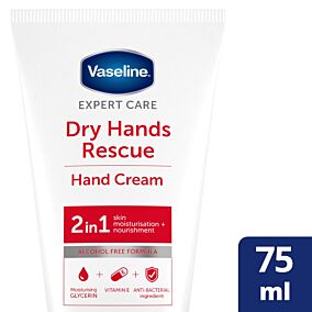 Κρέμα χεριών VASELINE αντιβακτηριδιακή (75ml)