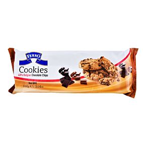 Μπισκότα FERRO cookies με κομμάτια σοκολάτας (160g)