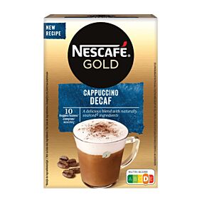 Καφές NESCAFE Gold Cappuccino Decaf (10x125g)