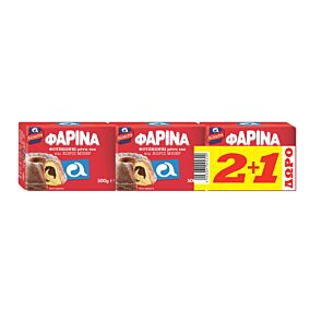 Αλεύρι ΑΛΑΤΙΝΗ φαρίνα 2+1 ΔΩΡΟ (500g)