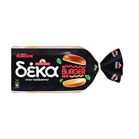 Ψωμάκια Brioche ΔΕΚΑ για Burger (4x380g)