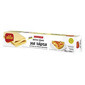 Φύλλο τάρτας ALFA κατεψυγμένο (600g)