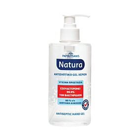 Αντισηπτικό NATURA Gel με αντλία (400ml)