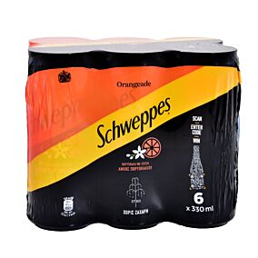 Σόδα SCHWEPPES Orangeade (6x330ml)