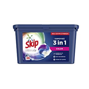 SKIP Trio Caps Color απορρυπαντικό 38μεζ