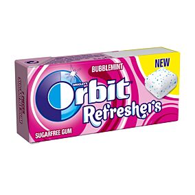 Τσίχλες ORBIT Refresh κουτί (15g)