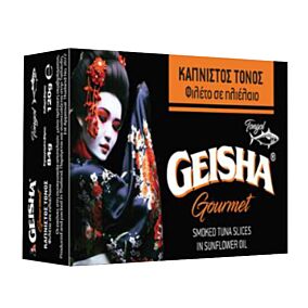 Κονσέρβα GEISHA τόνος καπνιστός σε ηλιέλαιο (120g)