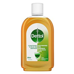 Απολυμαντικό DETTOL επιφανειών καφέ (500ml)