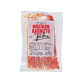 Μπέικον PADRE καπνιστό σε φέτες (390g)