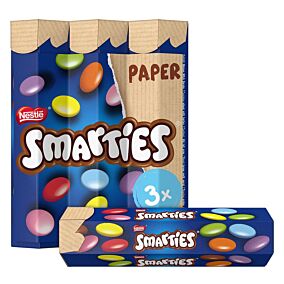 Καραμέλες SMARTIES hexagon γεμιστά με σοκολάτα γάλακτος (3x34g)