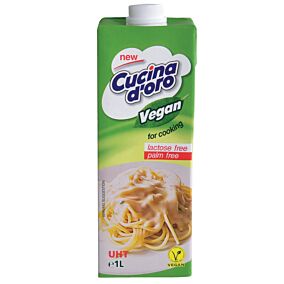 Κρέμα φυτική D'ORO cucina μαγειρικής vegan (1lt)