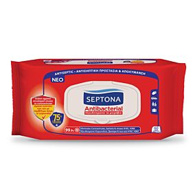 Μαντηλάκια SEPTONA refresh wipes 75% ethanol (60τεμ.)