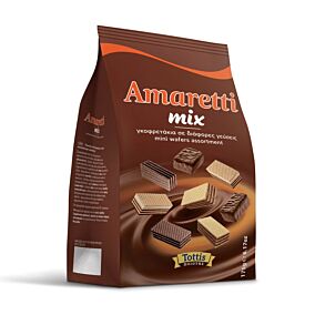 Γκοφρετάκια AMARETTI Mix σακούλα (175g)