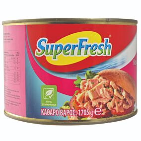 Κονσέρβα SUPERFRESH τόνος σε νερό (1,705kg)