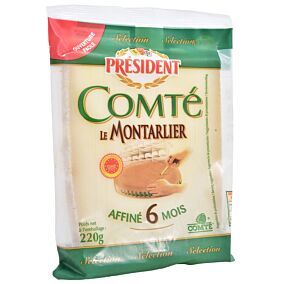 Τυρί PRESIDENT comte ημίσκληρο 45% λιπαρά (220g)