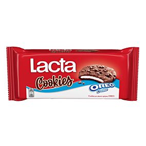 Μπισκότα LACTA cookies Οreo cream (156g)