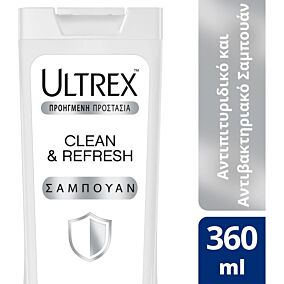 Σαμπουάν ULTREX Clean & Fresh (360ml)