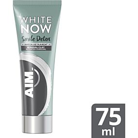 ΑΙΜ οδοντόκρεμα White Now Detox Charcoal 75ml