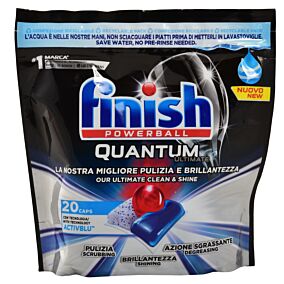 Ταμπλέτες FINISH Tabs Quantum Ultimate Regular (20τεμ.)