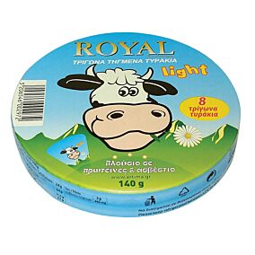 Τριγωνάκια τυριού ROYAL Light (140g)