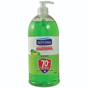 Αντισηπτικό SEPTONA Mild Antiseptic Gel πράσινο μήλο (1lt)