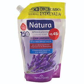 Κρεμοσάπουνο NATURA Refill λεβάντα (750ml)