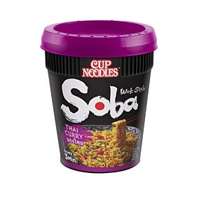 Ημιέτοιμο γέυμα NISSIN Soba νούντλς Cup με κάρυ (87g)