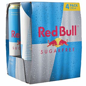 Αναψυκτικό RED BULL Sugar Free (4x250ml)