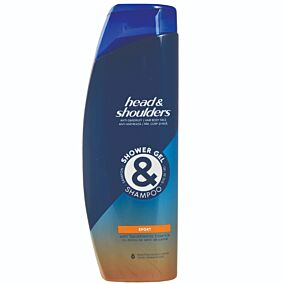 Αφρόλουτρο& Σαμπουάν HEAD&SHOULDERS 3 in 1 Sport (360ml)