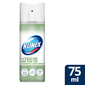 Καθαριστικό KLINEX σπρέι Hygiene On The Go (75ml)