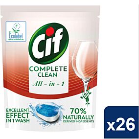 Tabs CIF πλυντηρίου πιάτων Regular (26τεμ.)