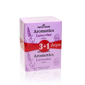 AROMATICS σαπούνι λεβάντα 4x100g