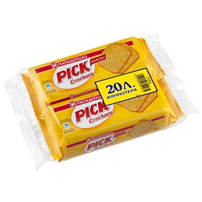 ΠΑΠΑΔΟΠΟΥΛΟΥ Pick Crackers κλασσικά 2x100g -0.2Ε