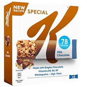 KELLOGG'S Special K μπάρα δημητριακών με σοκολάτα γάλακτος 6x20g